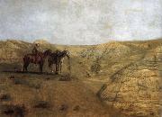 Thomas Eakins Rancher at the desolate field oil painting on canvas